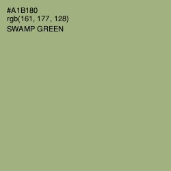 #A1B180 - Swamp Green Color Image