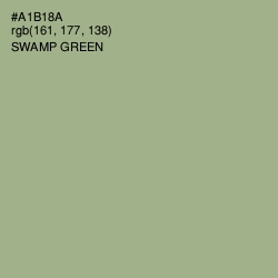 #A1B18A - Swamp Green Color Image