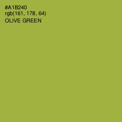 #A1B240 - Olive Green Color Image