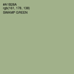 #A1B28A - Swamp Green Color Image