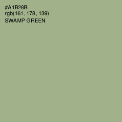 #A1B28B - Swamp Green Color Image