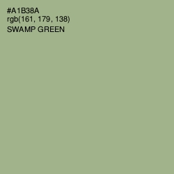 #A1B38A - Swamp Green Color Image