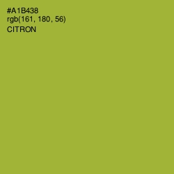 #A1B438 - Citron Color Image