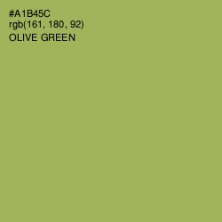 #A1B45C - Olive Green Color Image