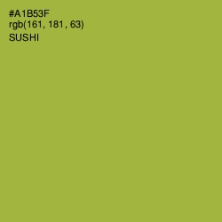 #A1B53F - Sushi Color Image