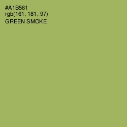 #A1B561 - Green Smoke Color Image