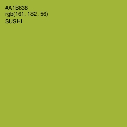 #A1B638 - Sushi Color Image