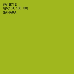 #A1B71E - Sahara Color Image