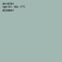 #A1B7B1 - Bombay Color Image