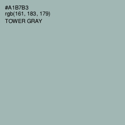 #A1B7B3 - Tower Gray Color Image