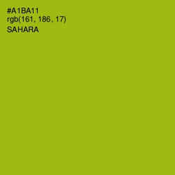 #A1BA11 - Sahara Color Image