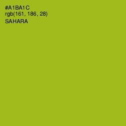 #A1BA1C - Sahara Color Image