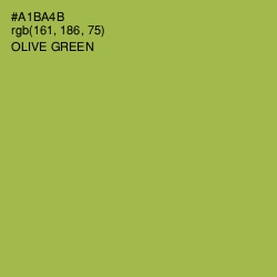 #A1BA4B - Olive Green Color Image