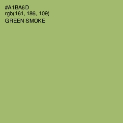 #A1BA6D - Green Smoke Color Image