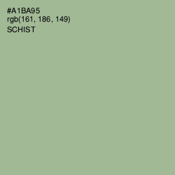 #A1BA95 - Schist Color Image