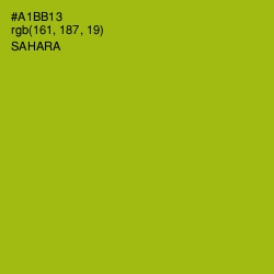 #A1BB13 - Sahara Color Image