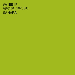 #A1BB1F - Sahara Color Image