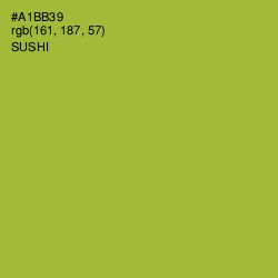 #A1BB39 - Sushi Color Image