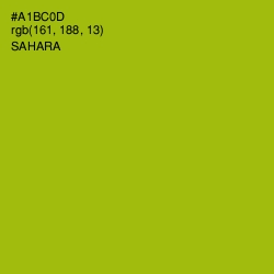 #A1BC0D - Sahara Color Image