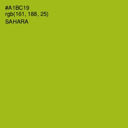 #A1BC19 - Sahara Color Image