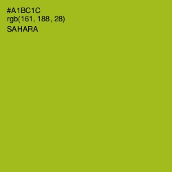 #A1BC1C - Sahara Color Image