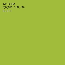 #A1BC3A - Sushi Color Image