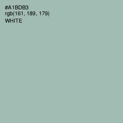 #A1BDB3 - Tower Gray Color Image