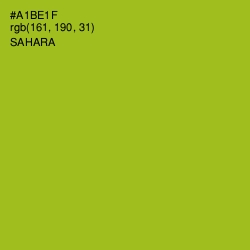 #A1BE1F - Sahara Color Image