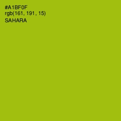 #A1BF0F - Sahara Color Image