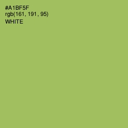 #A1BF5F - Olive Green Color Image