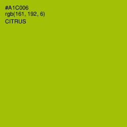 #A1C006 - Citrus Color Image