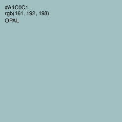 #A1C0C1 - Opal Color Image