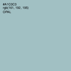 #A1C0C3 - Opal Color Image