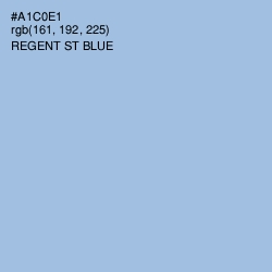 #A1C0E1 - Regent St Blue Color Image