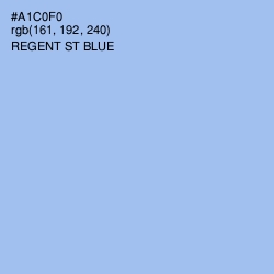 #A1C0F0 - Regent St Blue Color Image