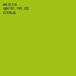 #A1C116 - Citrus Color Image