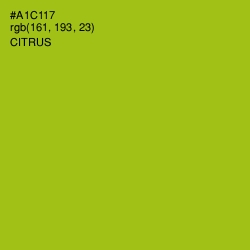 #A1C117 - Citrus Color Image