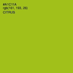 #A1C11A - Citrus Color Image