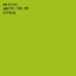 #A1C11C - Citrus Color Image