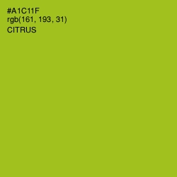 #A1C11F - Citrus Color Image