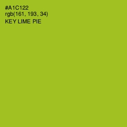 #A1C122 - Key Lime Pie Color Image