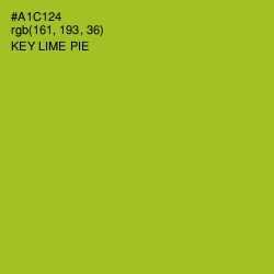 #A1C124 - Key Lime Pie Color Image