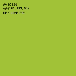 #A1C136 - Key Lime Pie Color Image
