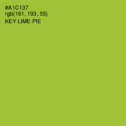 #A1C137 - Key Lime Pie Color Image