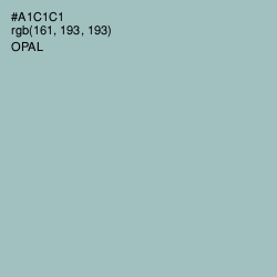 #A1C1C1 - Opal Color Image