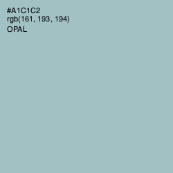 #A1C1C2 - Opal Color Image