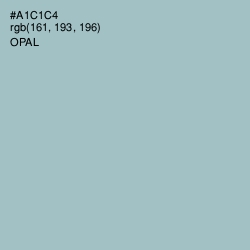 #A1C1C4 - Opal Color Image