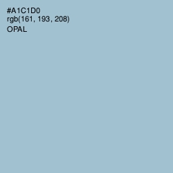 #A1C1D0 - Opal Color Image