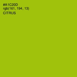 #A1C20D - Citrus Color Image