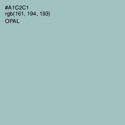 #A1C2C1 - Opal Color Image